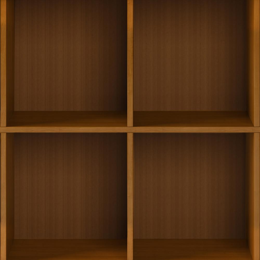 Light Golden Brown | Acadian 8 Cube Storage / Sofa Table