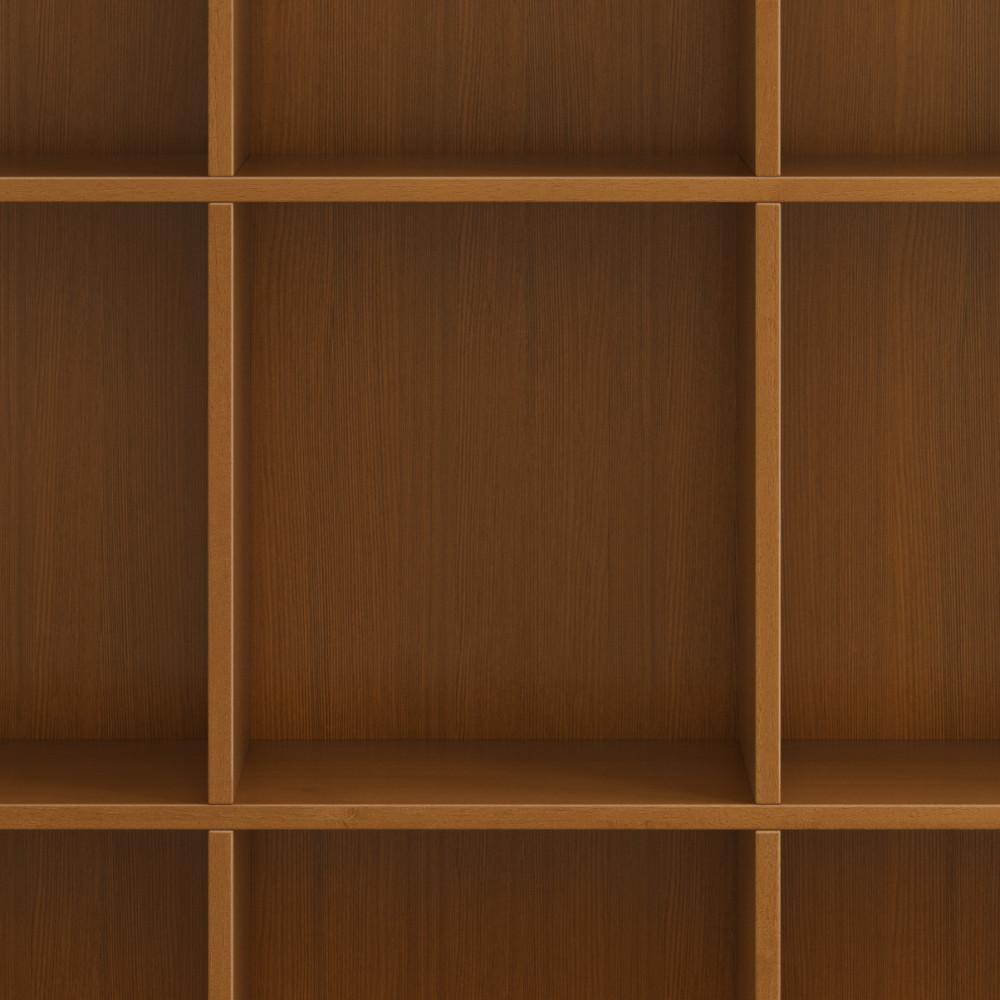 Light Golden Brown | Acadian Nine Cube Bookcase & Storage Unit