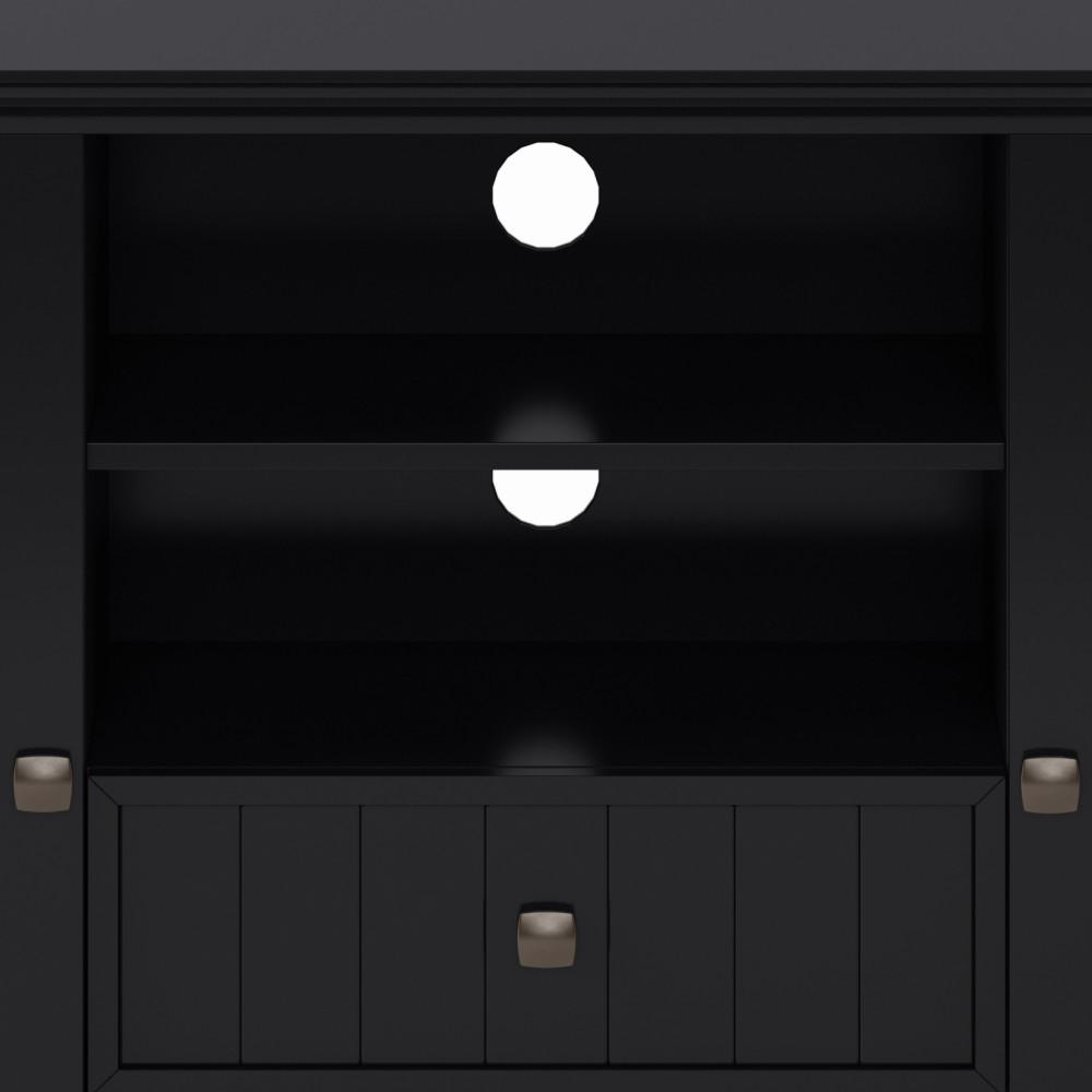 Black | Acadian Tall TV Stand