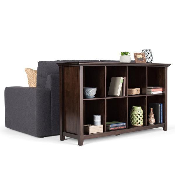 Brunette Brown | Acadian 8 Cube Storage / Sofa Table