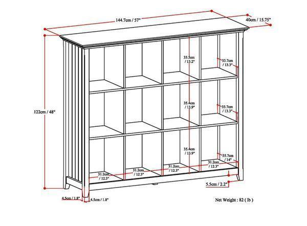 Brunette Brown | Acadian 12 Cube Storage